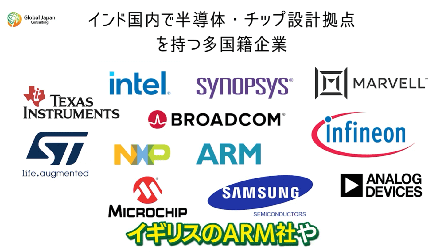 インドは多国籍企業の設計拠点として台頭して、すでに世界的な半導体設計ハブになっています。